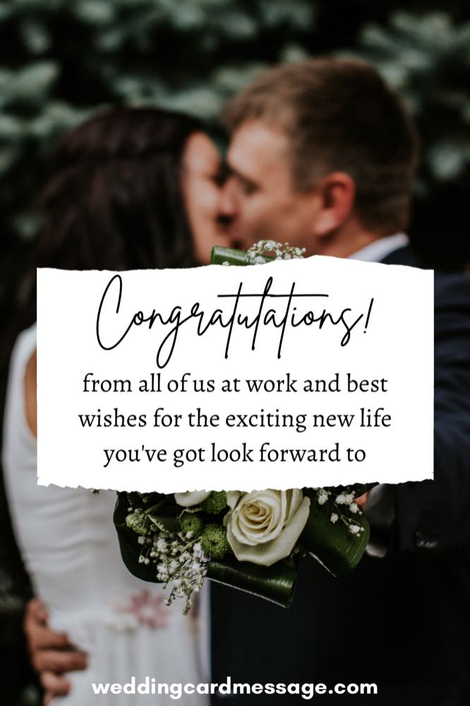 43 Wedding Wishes For A Coworker Wedding Card Message