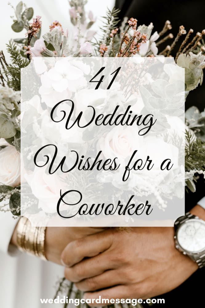 wedding wishes for a coworker