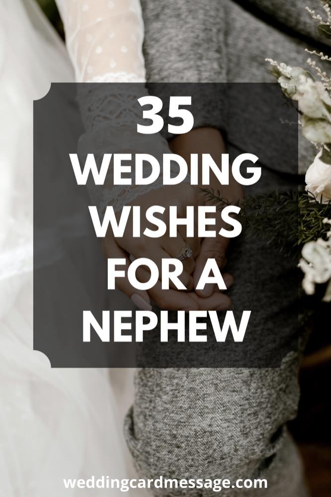 wedding wishes for nephew