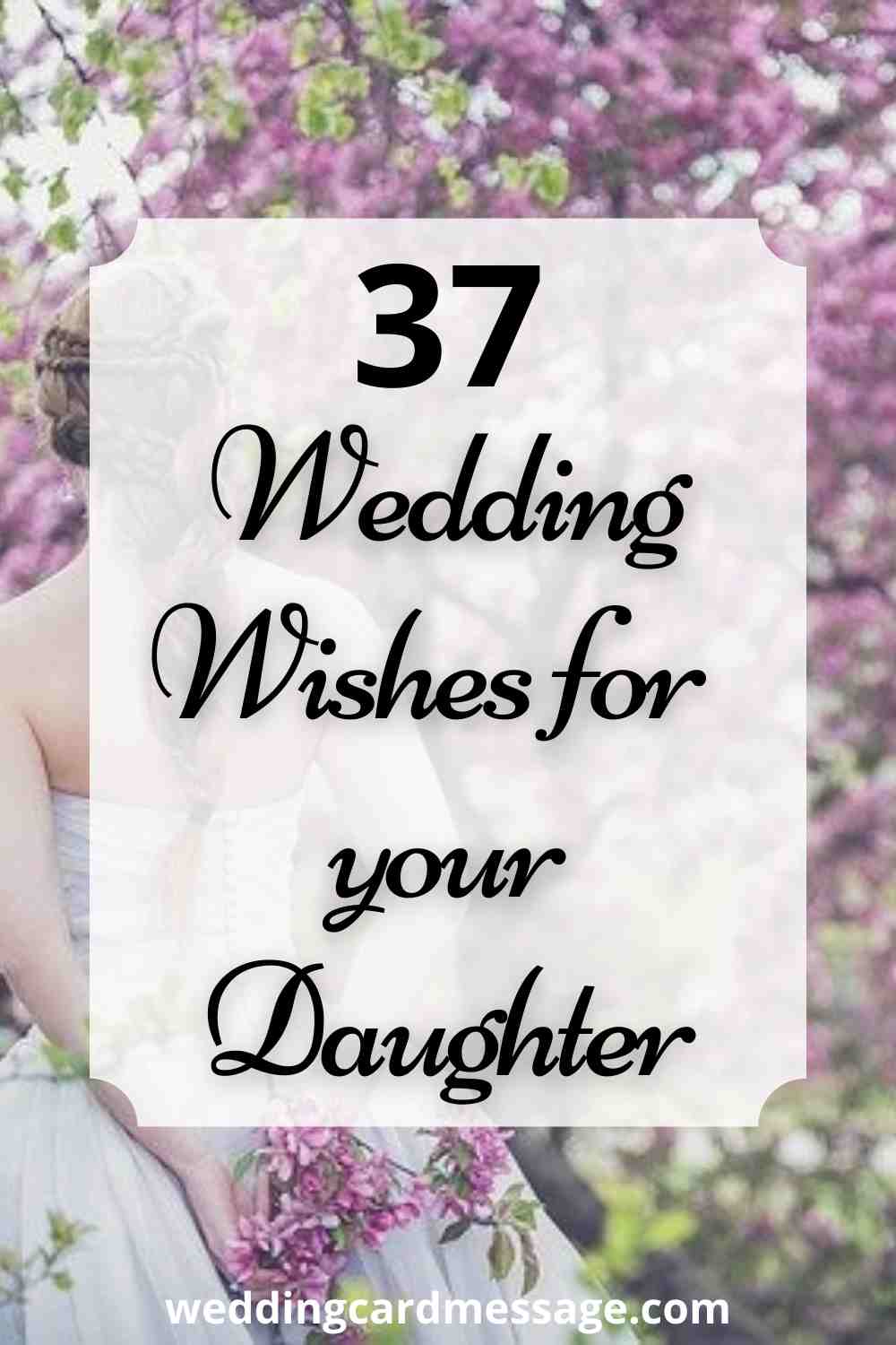 wedding wishes for daughter Pinterest