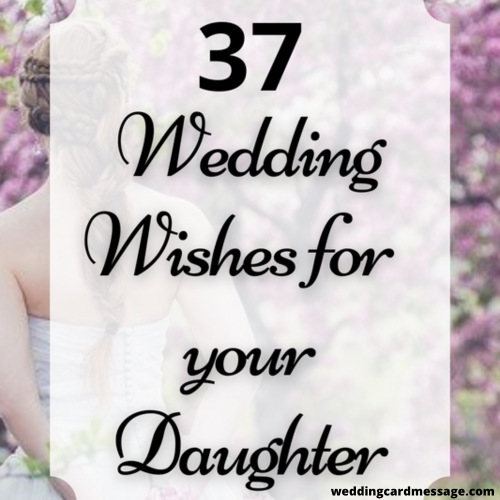wedding wishes for daughter
