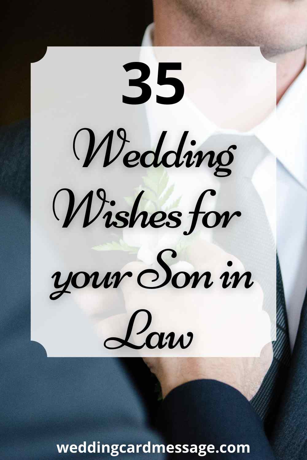 Wedding wishes for son in law Pinterest