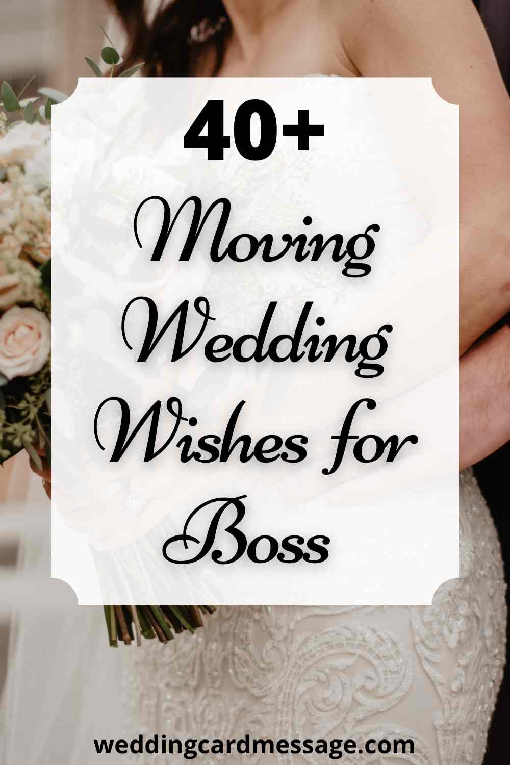 wedding wishes for boss