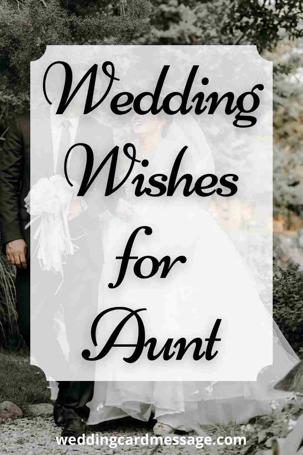 wedding wishes for aunt pinterest