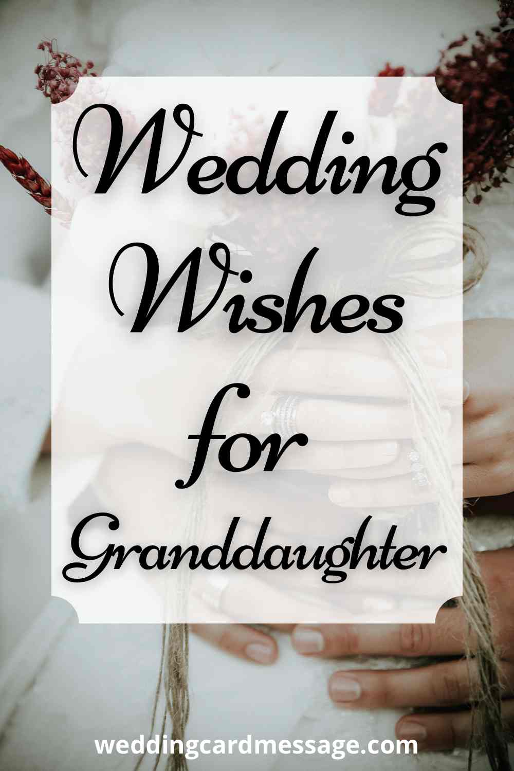 wedding wishes for granddaughter pinterest